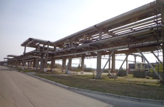 объект эстакада в Саянске